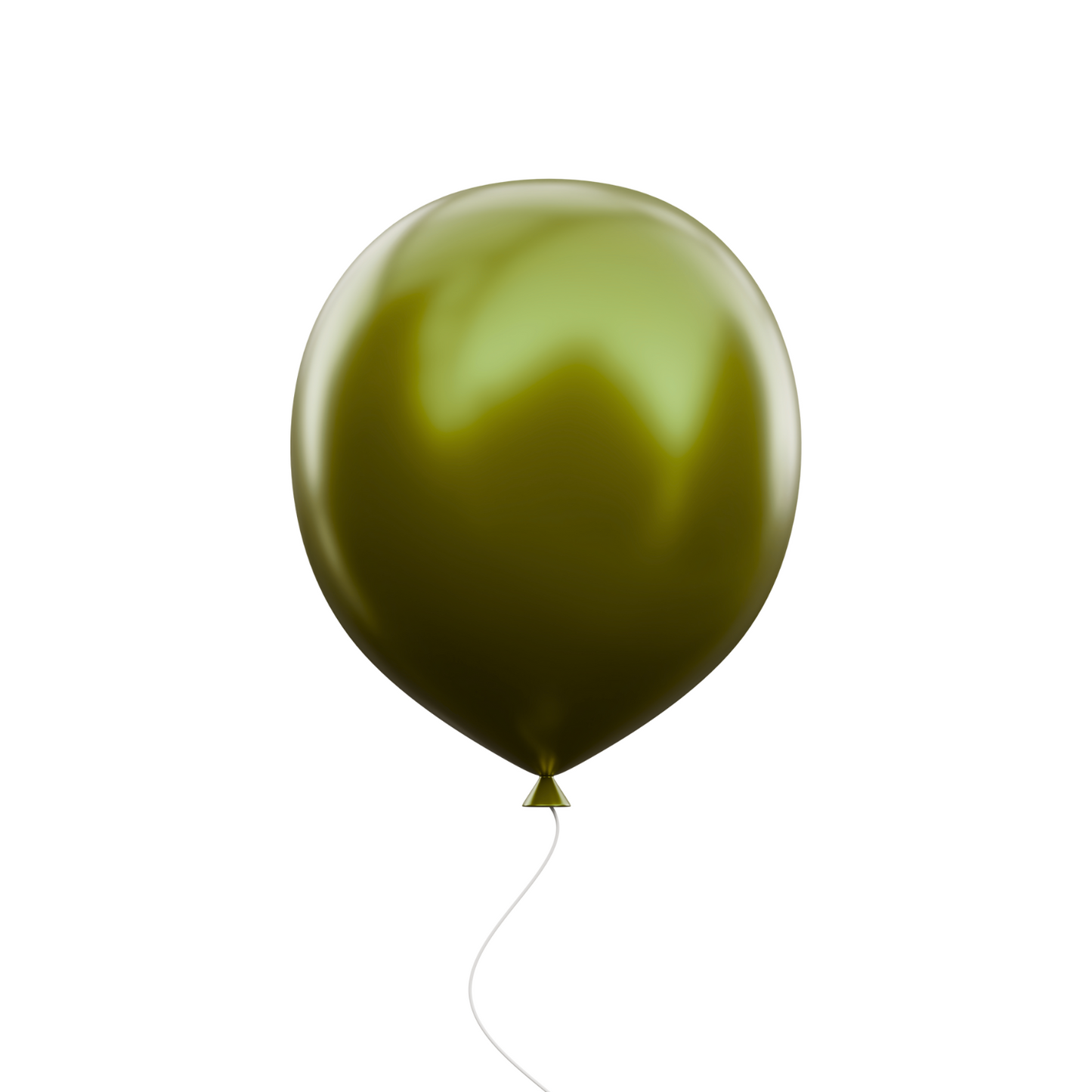 18" Metal Gold Latex Balloon- 5 counts