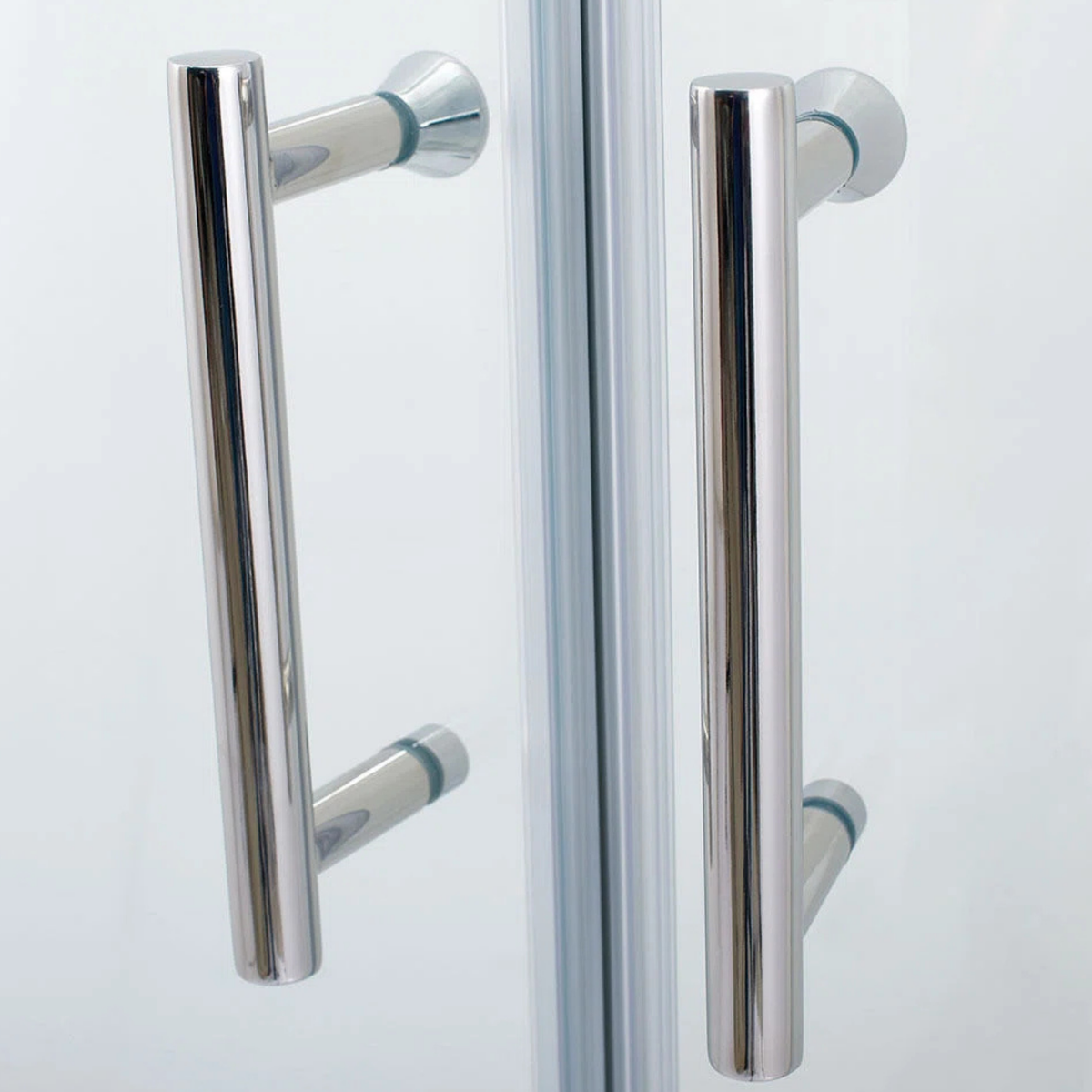 Round Bypass Double Sliding shower door