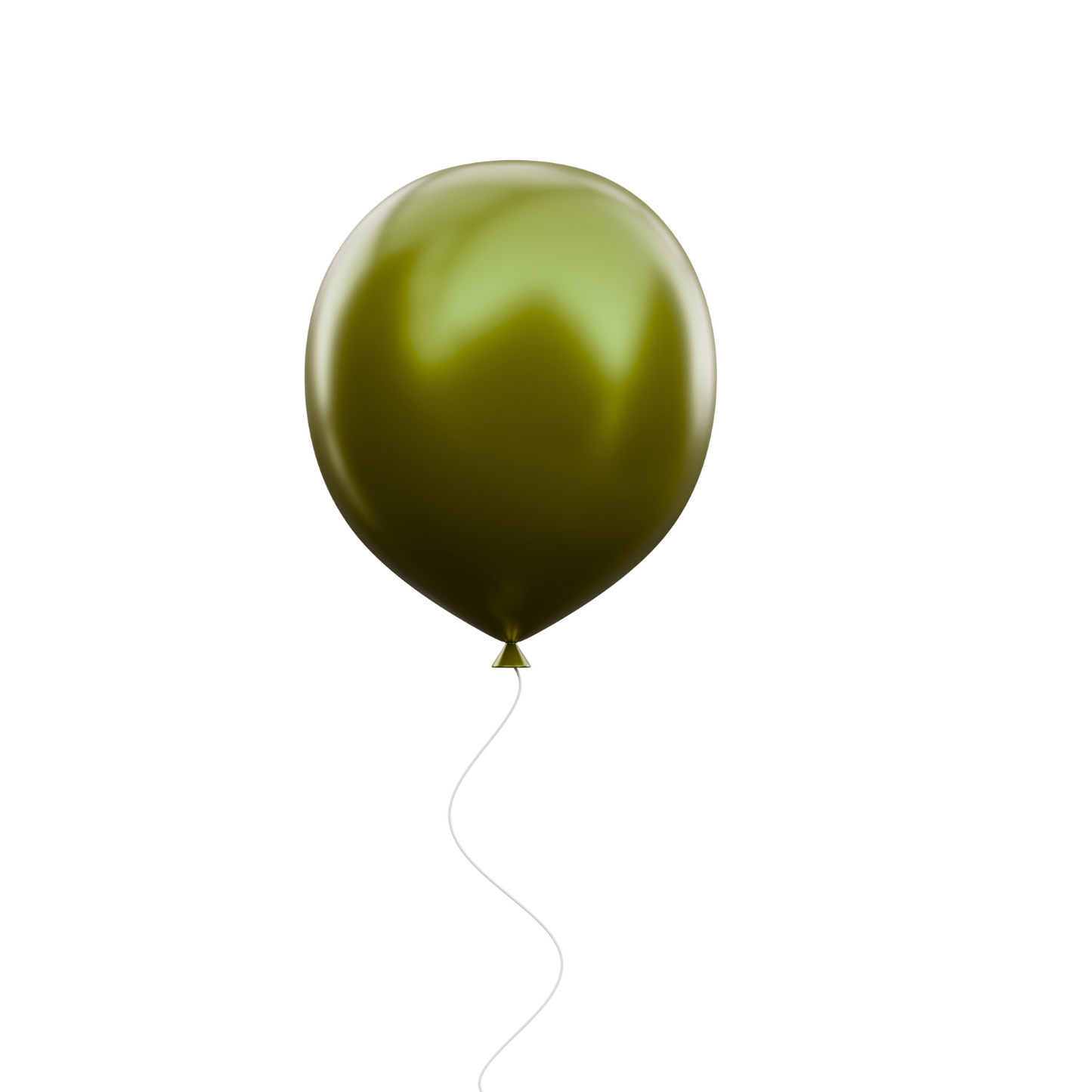 10" Metal Gold Latex Balloon- 8 counts