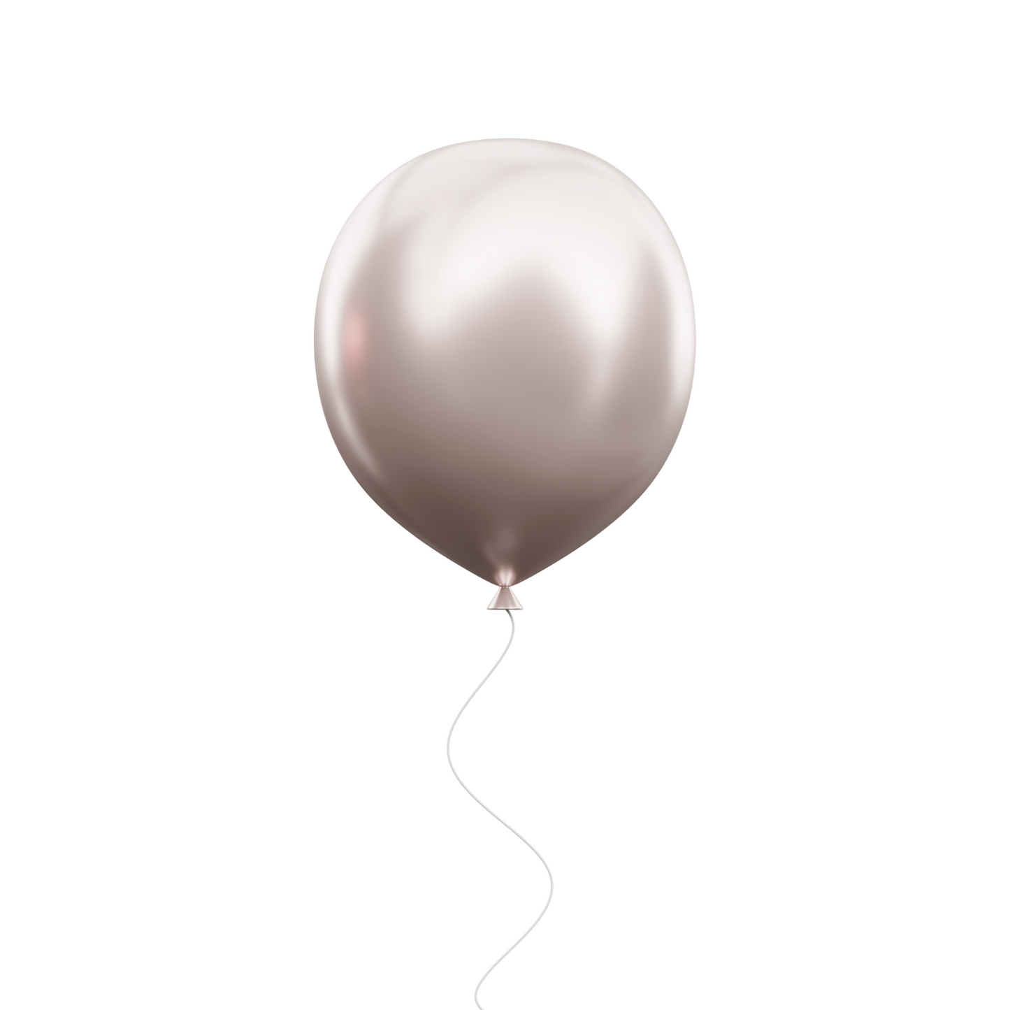 10" Metal Gold Latex Balloon- 8 counts