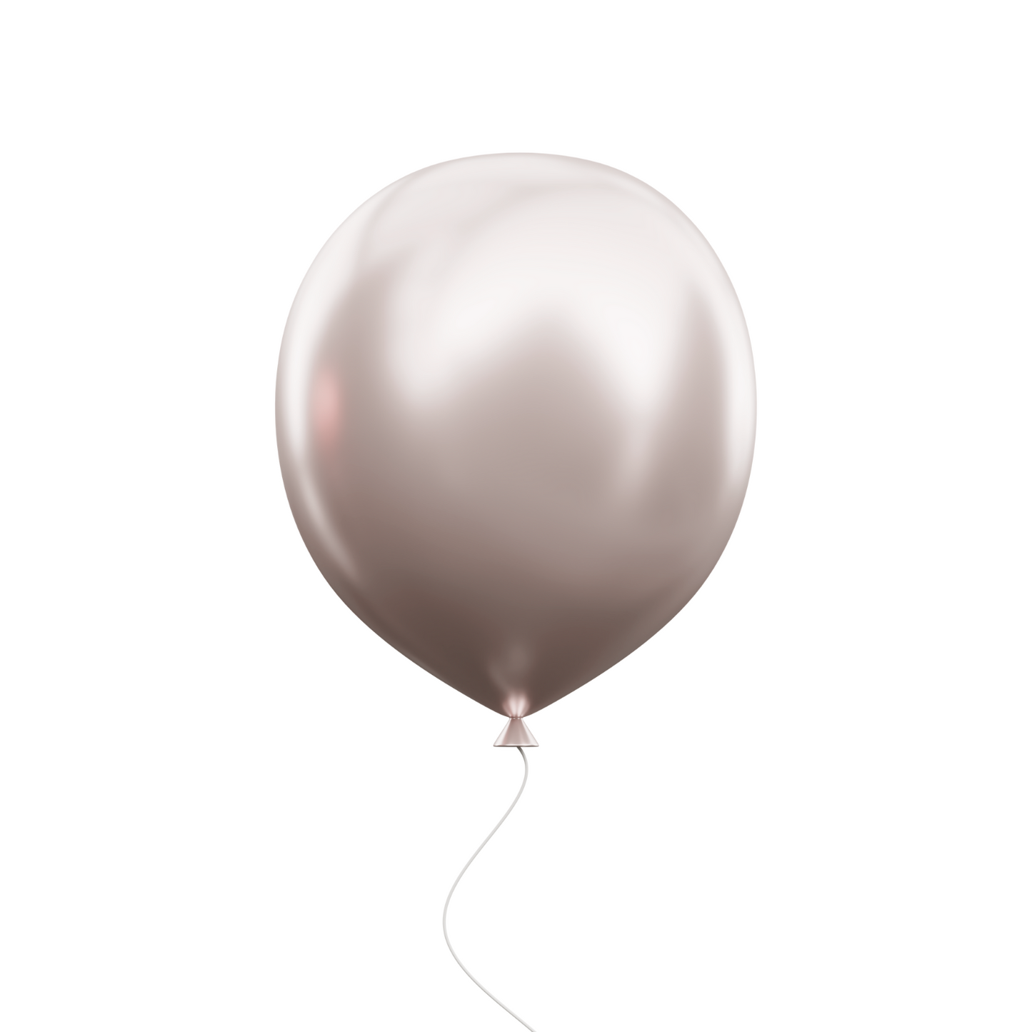 18" Metal Gold Latex Balloon- 5 counts