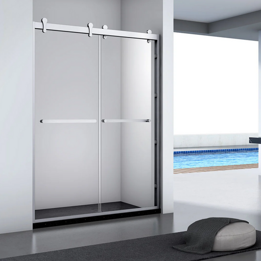 Frameled Sliding Shower Door