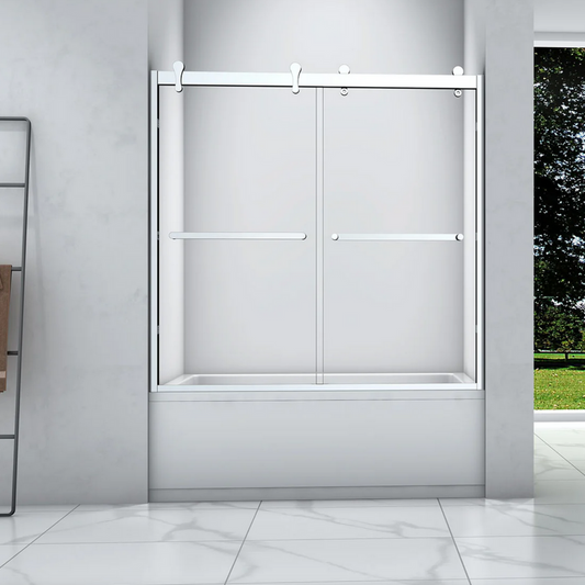 Frameled Sliding Shower Door