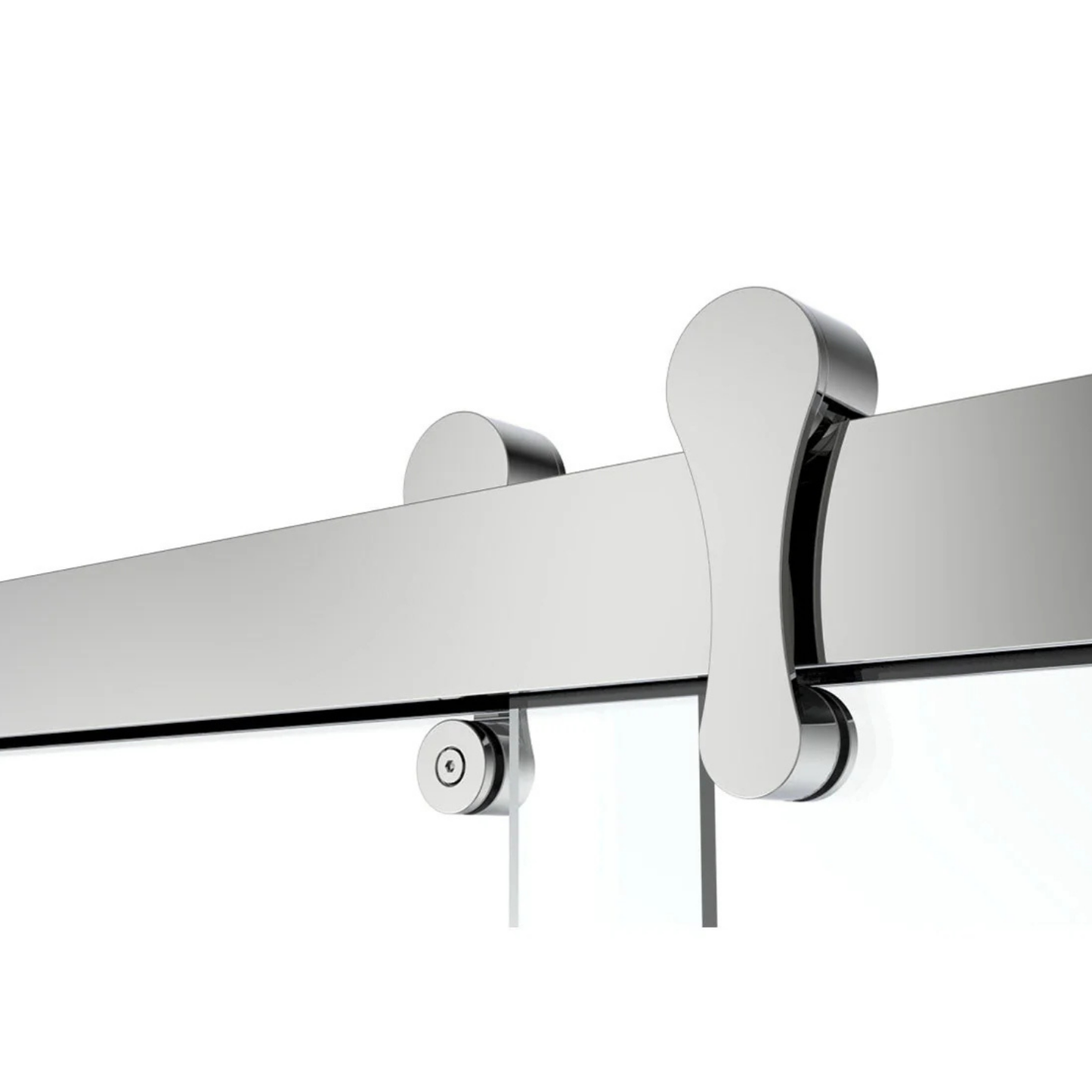 Farm-house Design Frame Sliding Shower Door