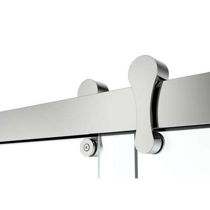 Farm-house Design Frame Sliding Shower Door