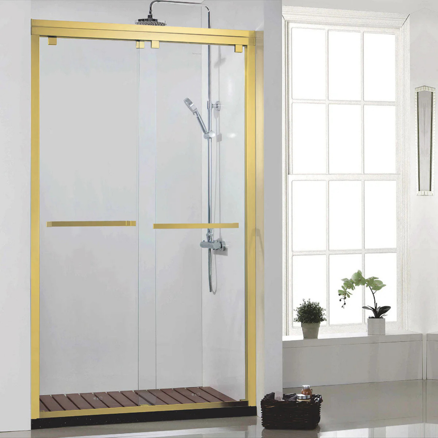 Framed Sliding Shower Door +