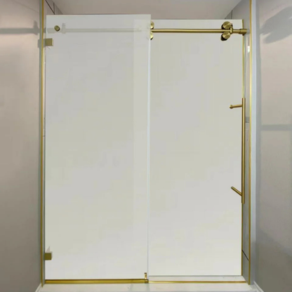 Frameless Frosted Sliding Shower Door