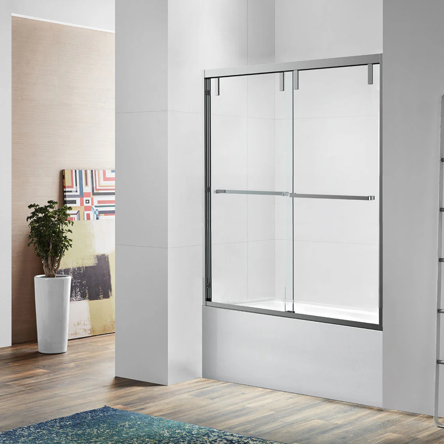 AC Framed Double Sliding Shower Door