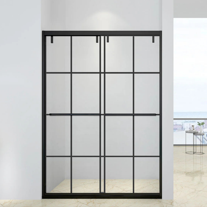 AC Framed Double Sliding Jet Glazed Shower Door