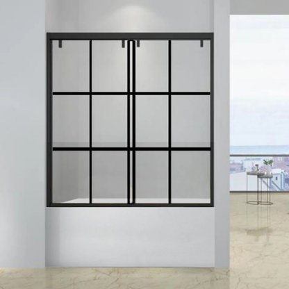 AC Framed Double Sliding Jet Glazed Shower Door