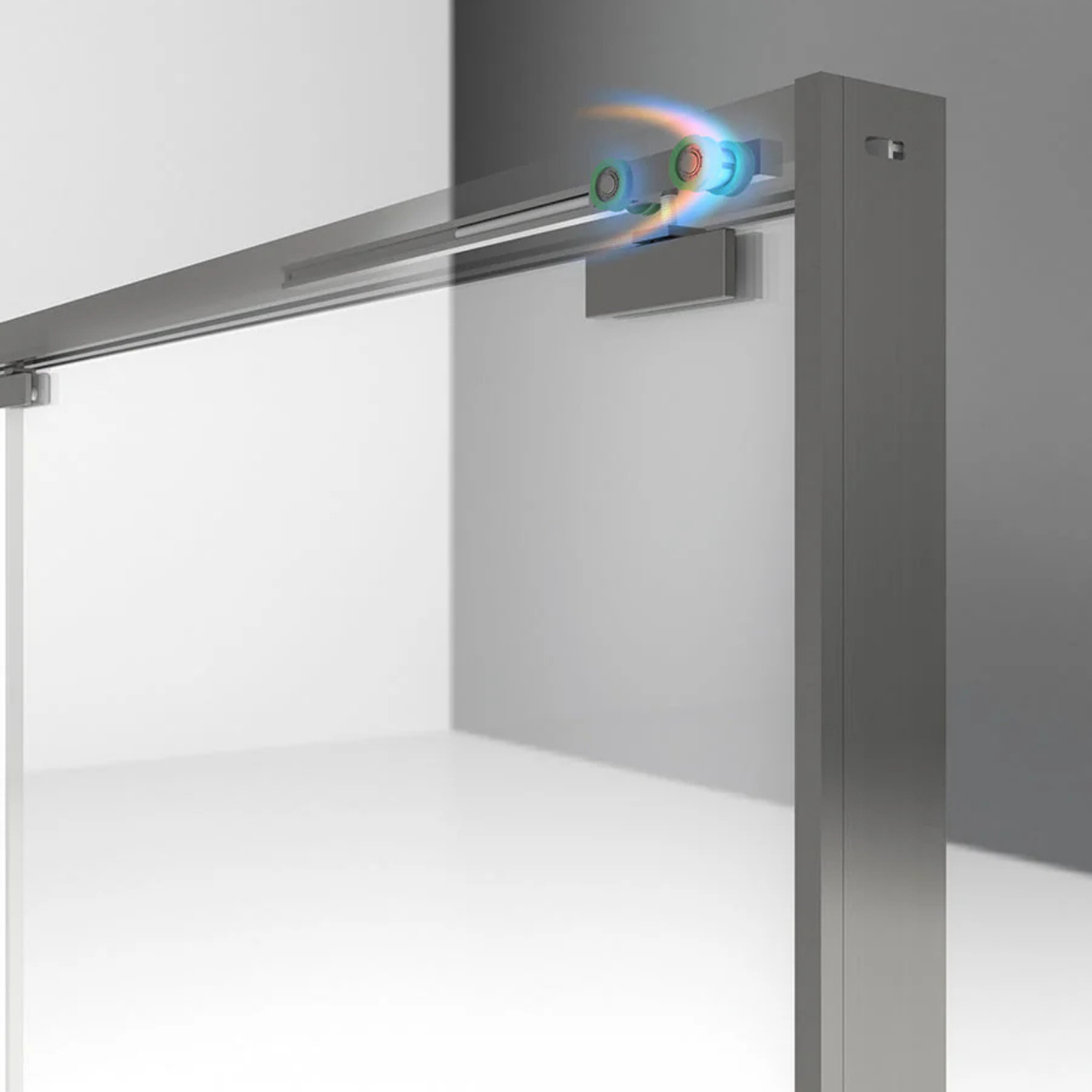 KS Framed Single Sliding Shower Door