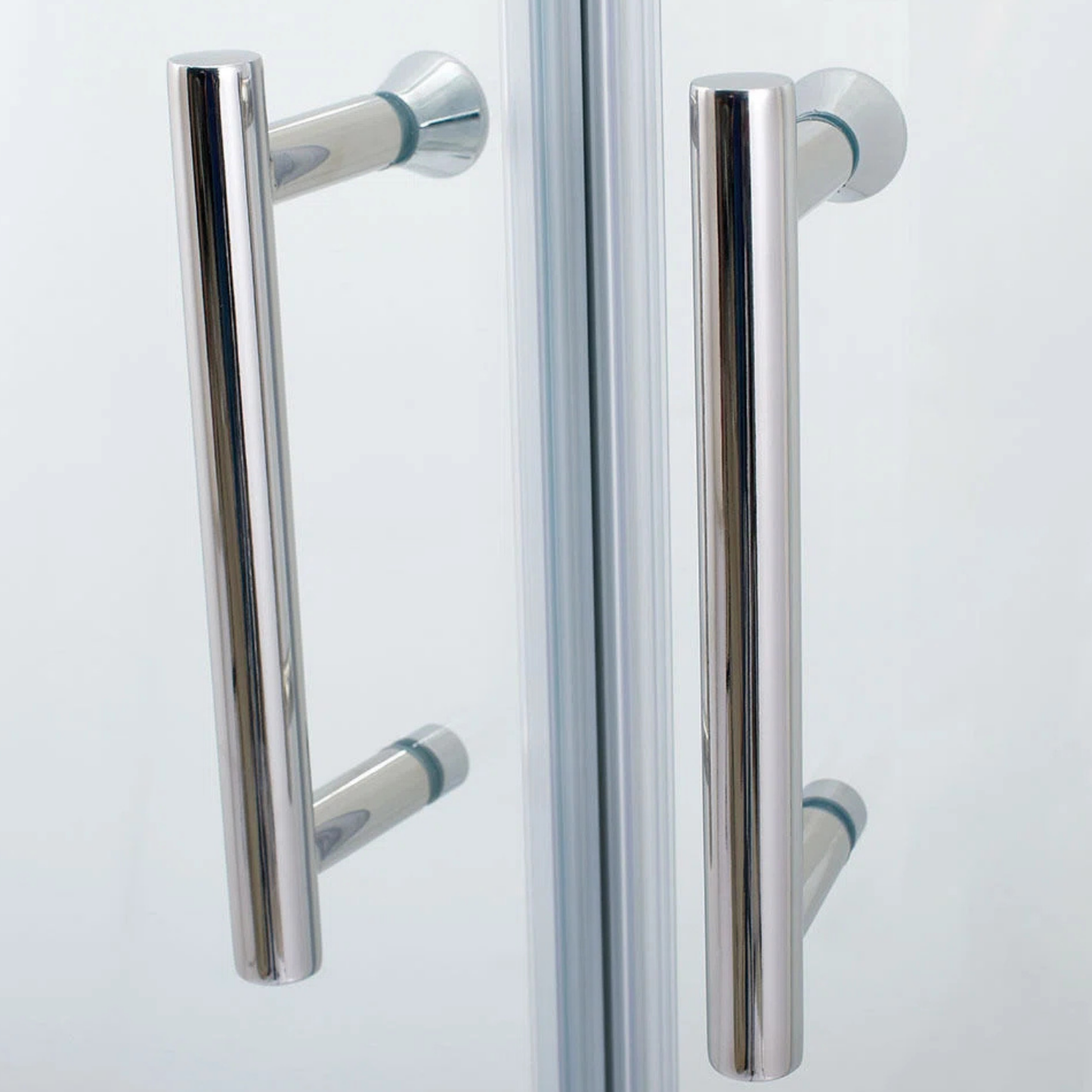 Round Bypass Double  Sliding shower door