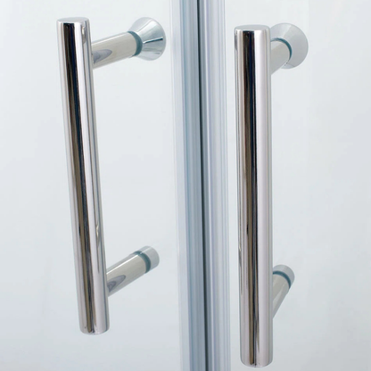 Round Bypass Double  Sliding shower door