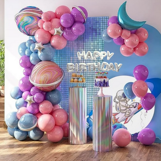 Space Birthday Balloon Garland Set