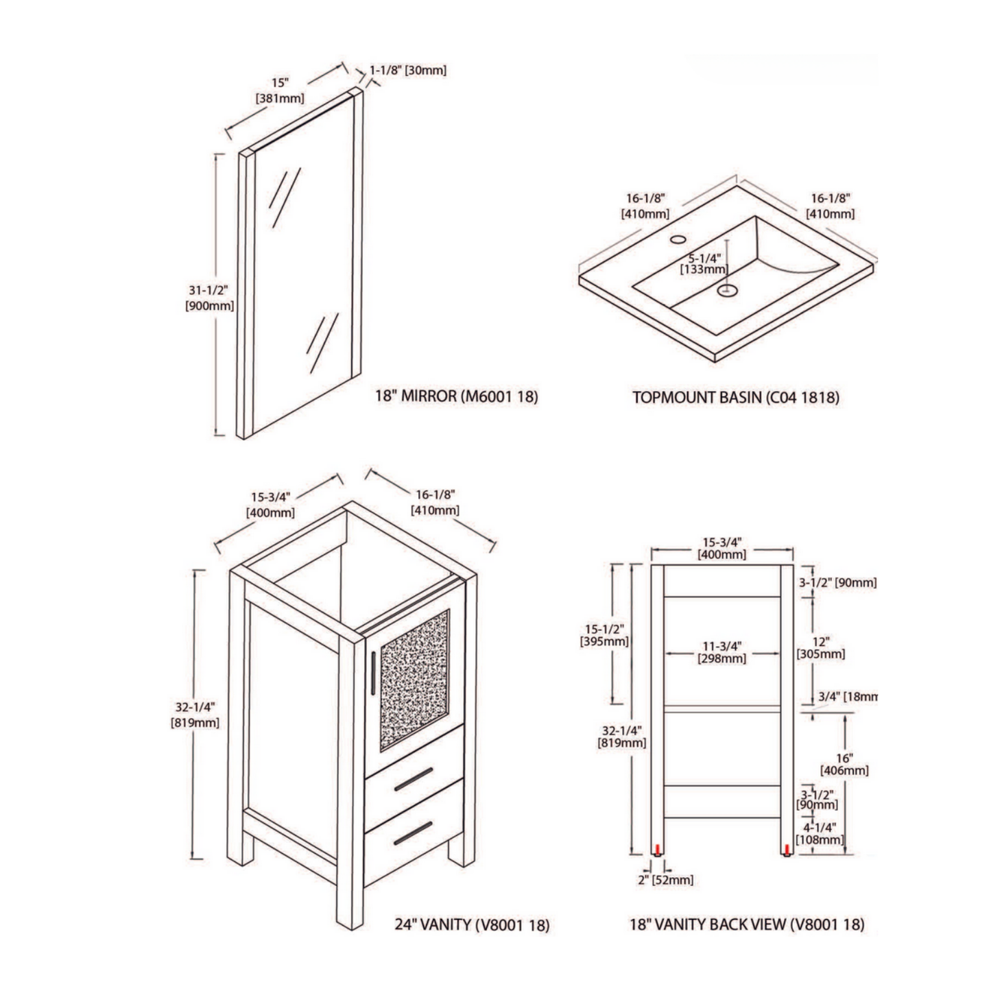 66 Century Sydney Vanity