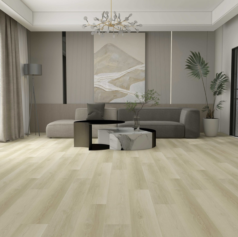66 Century Mint Vinyl Floor