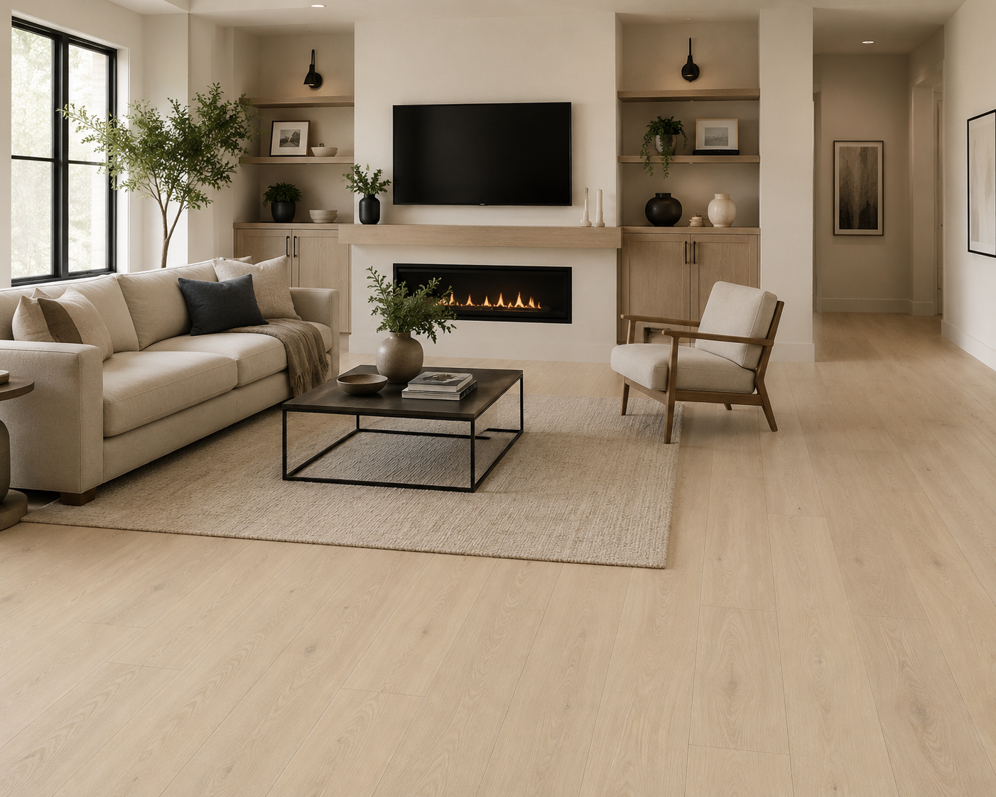 66 Century Misty Vinyl Floor